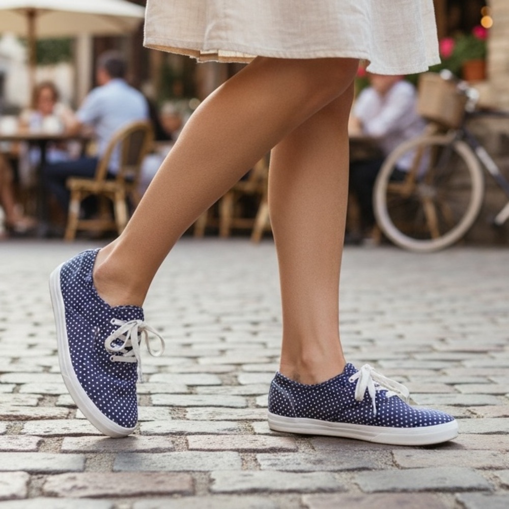Keds Women’s Polka Dot Canvas Sneakers
